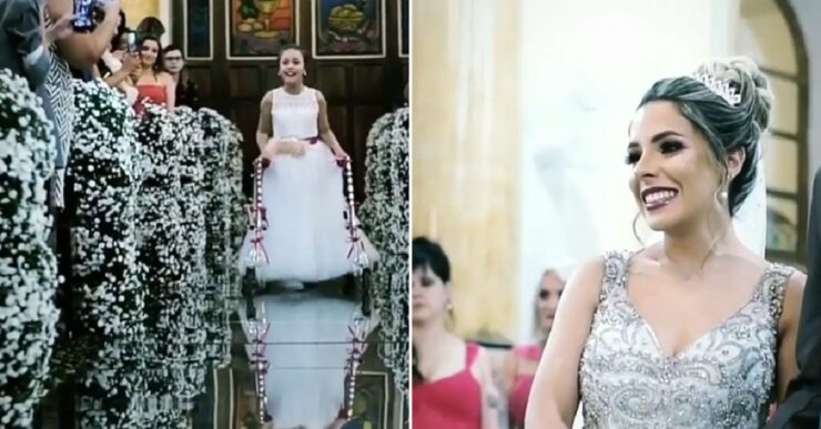 Sposa sceglie come damigella una ragazza paralitica rifiutata in altri matrimoni