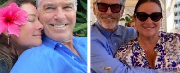 Pierce Brosnan e la moglie